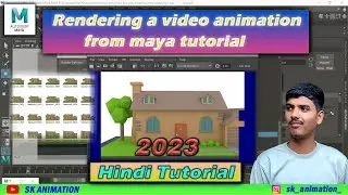 Maya Rendering a video animation from maya tutorial | Rendor Maya | render image sequence | #maya