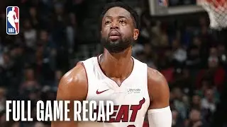 HEAT vs TIMBERWOLVES | Wade Drops 24 Points In Minnesota  | April 5, 2019