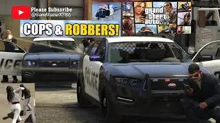 FiveM Roleplay Cops vs. Robbers in GTA V - High-Speed Chases & Daring Heists!
