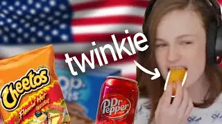 Australian tries American snacks for the first time