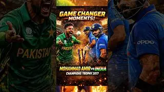 Amir vs India: CT17 Final⚡🔥🏏 #cricket #cricketfacts #cricketlover #viral #pakvsind
