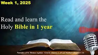 Bible in 1 year; Journey through the timeless wisdom from St. Thomas Aquinas- podcast by Dr. John