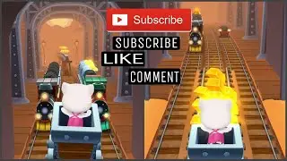 Talking tom gold run | Railway  side | Mining cart ride