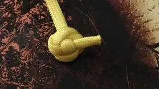 How To Tie A Decorative Paracord Quatrefoil Button Knot/Stopper Knot