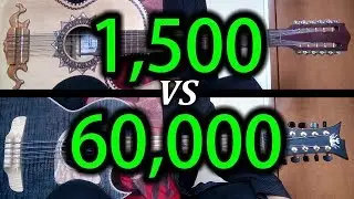 Bajo Quinto de 1,500 VS Bajo Quinto de 60,000