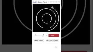 STEM Coding and Games - Blockly Games - Turtle - Labyrinth drawing