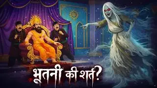 सूर्यगढ़ का सिंहासन और भूतनी की शर्त 😱 | Hindi Kahani |  Horror Comedy