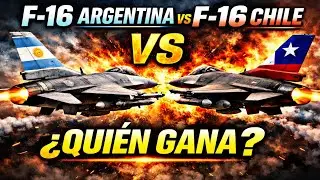 F-16 Argentina vs F-16 Chile: ¿CUÁL ES EL MEJOR F16?