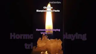 Old Age Sleeplessness Facts#ElderCare 🧓 #SleepTips 😴 #CalmNights 🌙 #RestEasy 🛏️ #GoldenYears 🌟