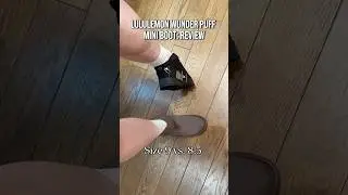 Wunder Puff Mini Boot @lululemon you might end up sizing down half a size! #lululemoncreator #ad