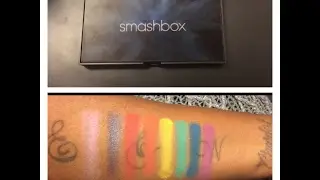 Smashbox Covershot 'Bold' Eyeshadow Palette - LIVE SWATCHES | WOC/POC