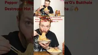 #noodles #spicyfood #asmrfood #asmr #notalkingasmr #asmrfood Mad Dog 357, Ghost Pepper, Steve&rsquo;O&rsquo;s