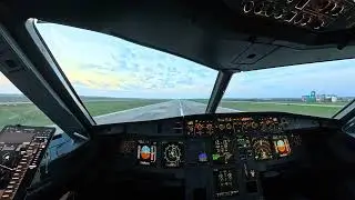 A320/A321 Cockpit Takeoff URMM&ndash;UUDD | Real Airline Pilot POV