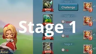 Lords Mobile - Witch Doll Limited Challenge  Stage 1 (Manual Mode)