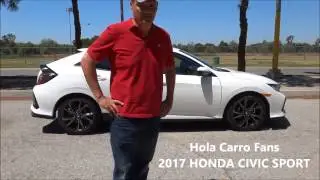 2017 Honda Civic Sport Hatchback - Revision Dueño (Spanish)