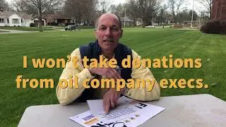 I'm not taking fossil fuel money.