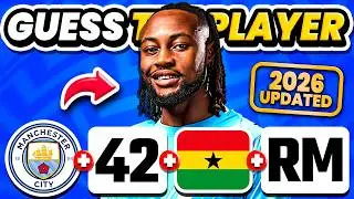 GUESS THE PLAYER BY 4 CLUES | FOOTBALL QUIZ TRIVIA 2026