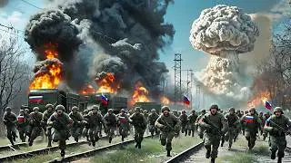 15 минут назад! Русские подкрепления попали в засаду и были уничтожены за считанные секунды.