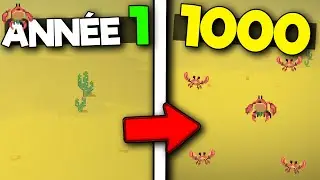 J'ai Laissé ce MONDE WorldBox complètement VIDE Pendant 1000 Ans !