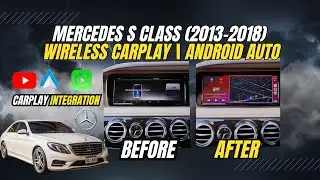 Как активировать беспроводную функцию CarPlay на Android Auto для Mercedes S-Class W22 (2013-18). Полная инструкция своими руками.