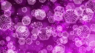 Snowflakes Purple Background | Motion Graphics - Videohive template
