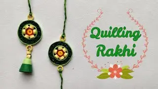 How to Make Quilling Rakhi -  Step by Step Tutorial | Handmade Rakhis | Quilling Art