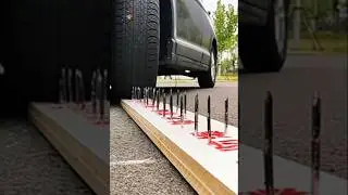 Bullet proof car tyre#automobile #shortsviral #bulletproof #tyre