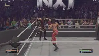 WWE 2K25_ BayLeY vs St&eacute;phanie VaQueR  !!!