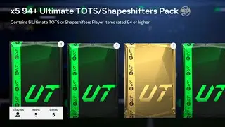 My x5 94+ Ultimate TOTS/Shapeshifters Pack🔥