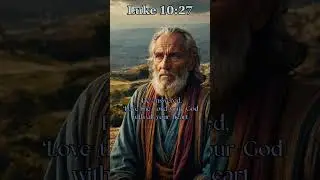 Luke 10:27 Bible Quote...And He Said!!!  #bible #christianity  #Luke 10:27