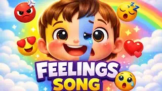 Emotions & Feelings Song for Kids 🎵 | Learn Happy, Sad, Angry & More 😊😢😡