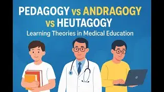 Pedagogy vs Andragogy vs Heutagogy | Learning Theories in Medical Education