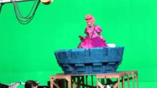 LazyTown with Chloe Lang behind the scenes