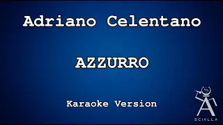 Adriano Celentano - Azzurro (KARAOKE)