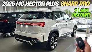 2025 MG Hector Plus Sharp Pro 6 Seater Full Review ✅ Price & Features ❤️ Better Than Harrier ?