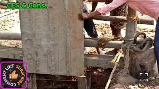 Steel Sheet Pile Driving#piledriving #piledriver #pilefoundation #civilengineeringstudy&construction