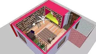 affordable simple study room interior
