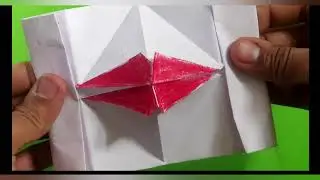 paper Kissing Lips | Origami Mouth | 2minutecraft