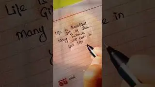 life is beautiful gift of god 🙏🏻💗.. #life #beautiful #quotes #handwriting #art #love #thought