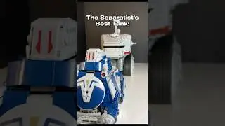 The Best Separatist Tank VS The Best Republic Tank! Turbo Tank MOC #legostarwars #moc