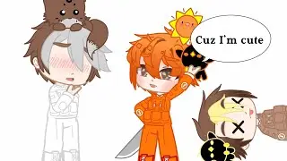 Cuz I'm cute (Ft. 🤍🧡OsaHina🤍🧡) //meme//