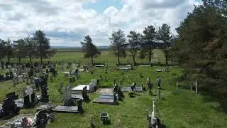 Kupres - košenje groblja (Šemenovci)