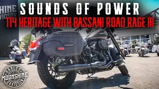 Moonshine 114 Heritage with Bassani Road Rage III | Moonshine H-D SOUNDS of POWER