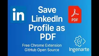 LinkedIn ATS &ndash; Save Your Profile as PDF (Free Chrome Extension)