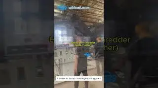 Scrap aluminum crushing and sorting production line/shredder/hammer mill shredder/recycling
