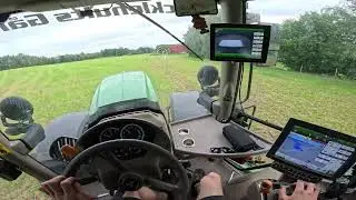 Cab View | John Deere 6215 + Amazone 1500 | Fertilizing - Country Music