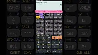 how to determine LCM and GCD/HCF using calculator. #mathstricks #calculator #calculator_trick