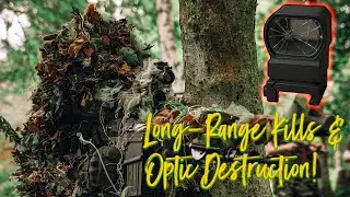 Airsoft SR25 DMR - Ghillie Sniper&rsquo;s Sneaky CQB Kills, Max-Range Eliminations & Optic Annihilation!