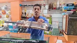 Hard tennis ball cricket bat, double blade, Kashmir Willow, Player edition, Powerful punch graded