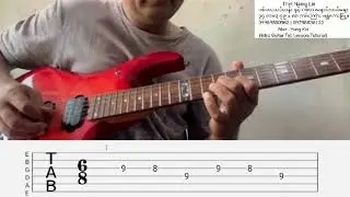 Blue - Yung Kai (Intro Guitar Tab Lesson/Tutorial)